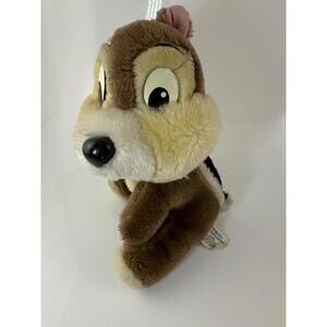 Disneyland Walt Disney World Chip n Dale Plush Chipmunk Vintage 80s Brown 9"